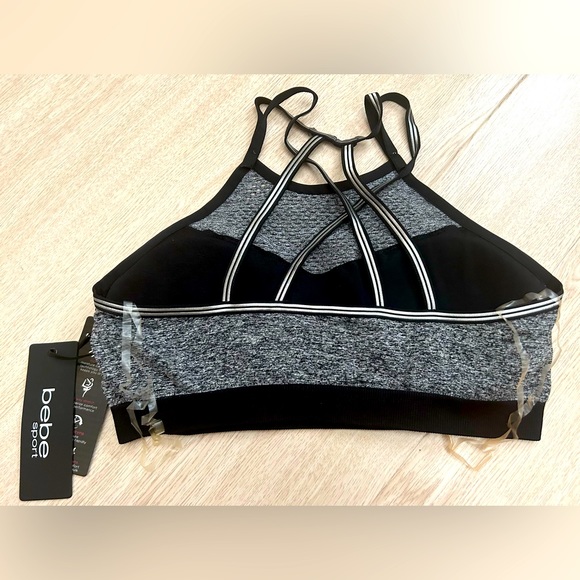 bebe  Mesh sports Bra -NWT - Picture 2 of 6